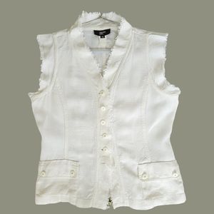 Phillipe Adec Linen Vest